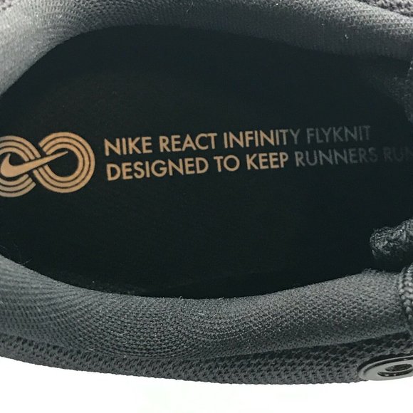 Nike React Infinity Run Flyknit 2 Shoes Black White Running Sneaker CT23… - Picture 10 of 10